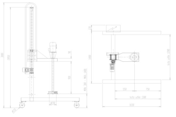 Agitatore-carrellato-ad-alzata-meccanica-AGC-INOX_01-dimensioni agitatore carrellato ad alzata meccanica AGC - dimensioni
